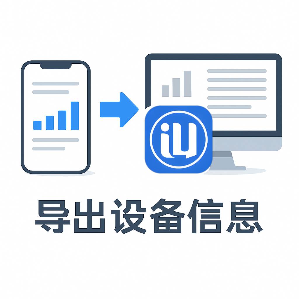 爱思助手如何导出设备信息？